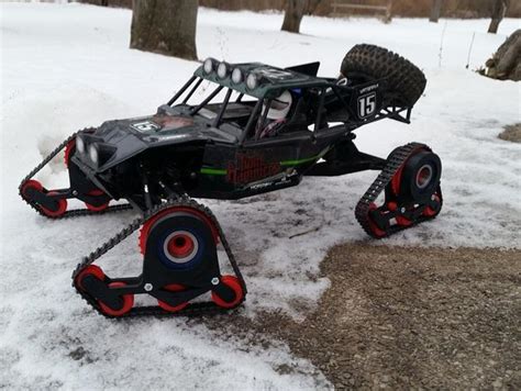 Man Creates Incredible 3d Printed Snow Tracks For His Rc Vehicle