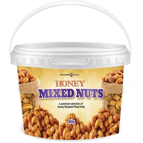 The Happy Nut Co Honey Mixed Nuts 900g Woolworths
