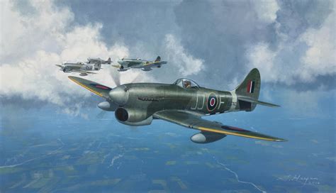 De Havilland Hornet Painting Aviation Art