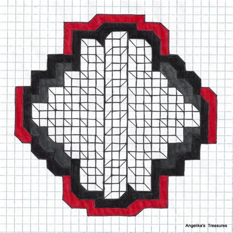 Graph Paper Art Made By Myself Angelikas Treasures Graph Paper Art