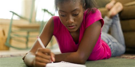 O Black Teen Girl Writing Facebook Atlanta Black Star