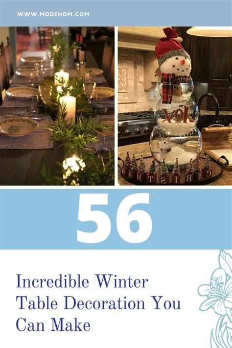 53 The Best Winter Table Decorations You Need To Try Tabledecoration