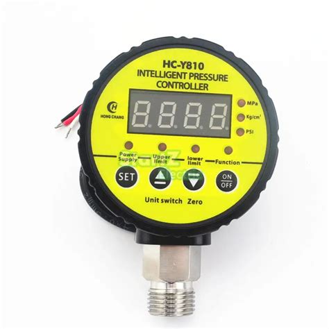 Dc24v 0 4mpa Air Compressor Pressure Switch Digital Pressure Gauge