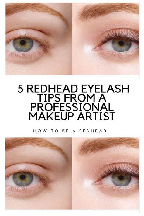 5 Redhead Eyelash Tips From A Professional Makeup Artist Eyelash Tips