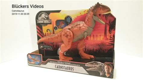 Jurassic World Primal Attack Control N Conquer Carnotaurus Youtube