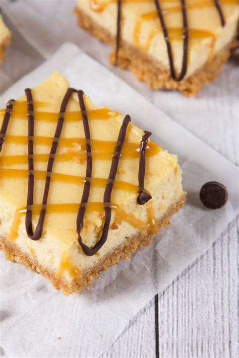 Salted Caramel Cheesecake Bars Recipe Cheesecake Bars Desserts Baking