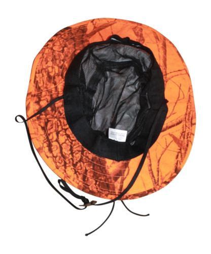 Realtree Blaze Boonie Goretex Waterproof Hat Hunting Fishing Orange Ca