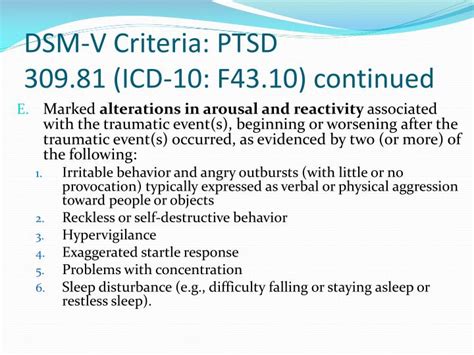 Ppt Assessment And Diagnosis Of Ptsd With The Dsm V Powerpoint