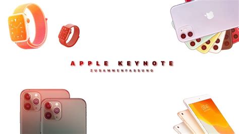 Apple Keynote Zusammenfassung Iphone 11 Iphone 11 Pro Apple Watch Series 5 Youtube