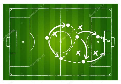 Soccer Game Strategy Stock Vector Image By ©burakowski 9727782
