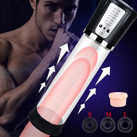 Automatic Penis Pump Vacuum Pump For Men Penis Enlargement Extender Sex Toy For Men Dick Trainer