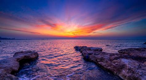 Mediterranean Sea Sunset Wallpaper Hd Nature 4k
