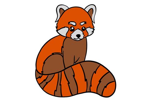 How To Draw A Red Panda Design School