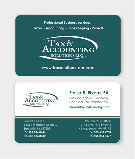 Check out our cpa business card selection for the very best in unique or custom, handmade pieces from our business & calling cards shops. 41 Modern Elegant Accounting Business Card Designs for a Accounting business in United States ...