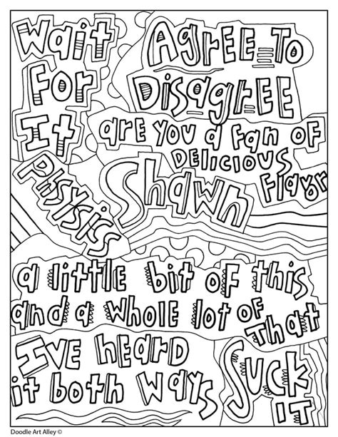 Doodle Art Alley Quotes Louis Armstrong Coloring Pages George Morris