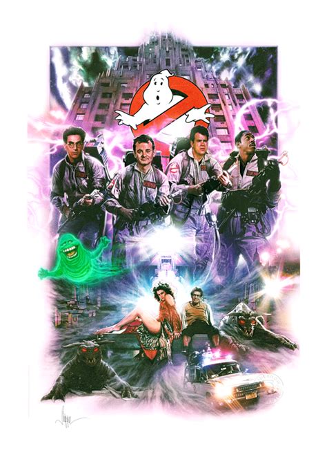 Official Ghostbusters 35th Anniversary Art On Behance