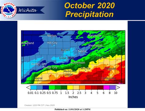 Nws Releases October Rainfall Totals Map For State