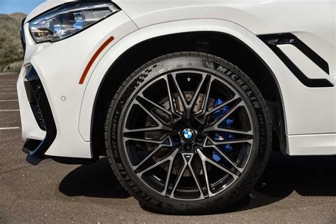 The All New Bmw X M Competition In Colour Mineral White Metallic And M Light Alloy