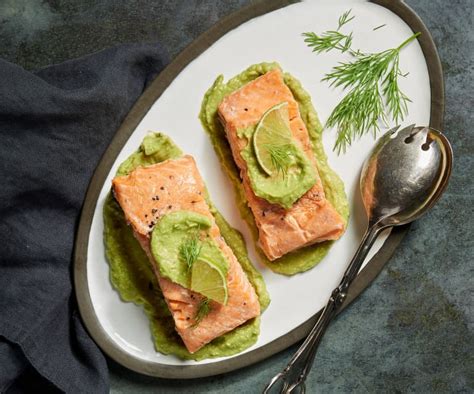 Sous Vide Salmon With Creamy Avocado Cookidoo® The Official