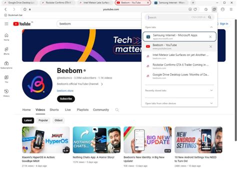 The Samsung Internet Browser Is Now On Windows Beebom