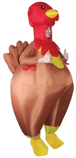 Turkey Inflatable Bouncer Costume Have Fun Costumes