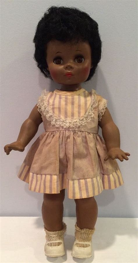 vtg 15 1930s effanbee african american doll with original outfit signed eb 15 african
