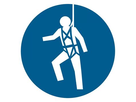 Safety Harness Mandatory Pictogram Vector Png Vector In Svg Pdf Ai