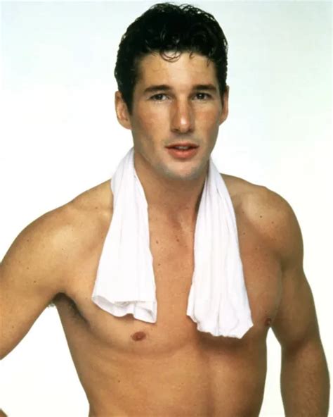 Richard Gere Young Beefcake Bare Chested Portrait Towel Around Neck 8x10 Photo 975 Picclick