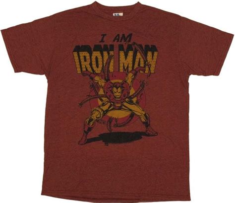 Ironman Iron Man Merchandise Mens Tshirts Shirts