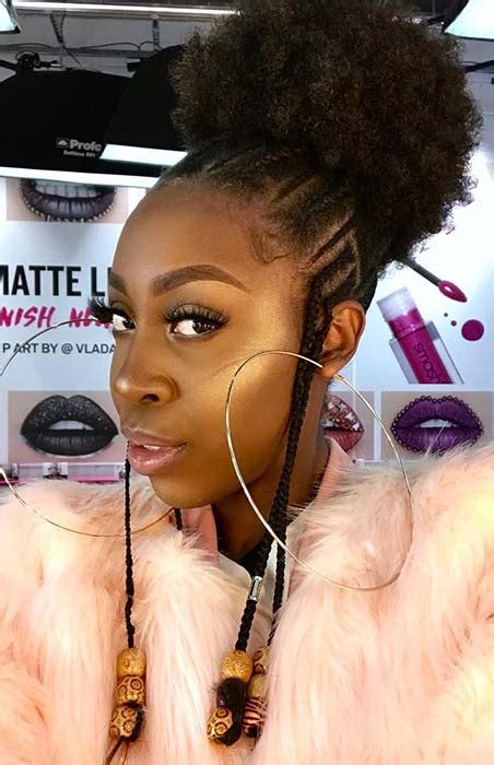 21 Easy Ways To Wear Natural Hair Braids Stayglam