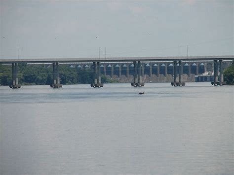 Patton Island Bridge And Wilson Dam Connecting Colbert Co To Lauderdale