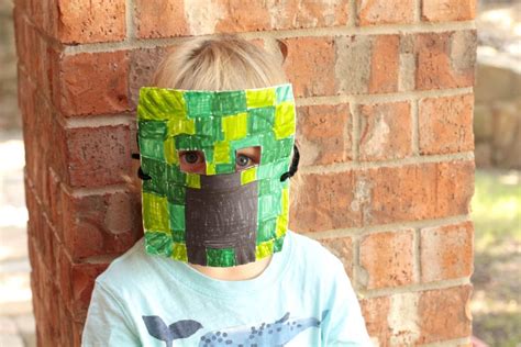 Minecraft Creeper Mask Skrafty