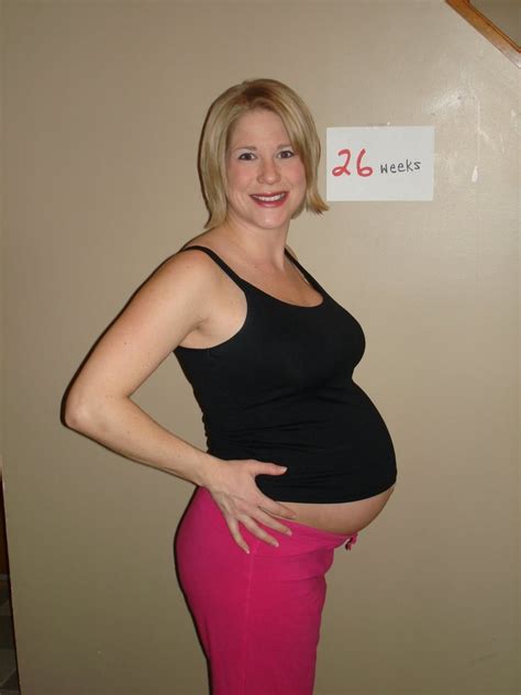 26 Weeks Pregnant With Twins Belly Pregnantbelly