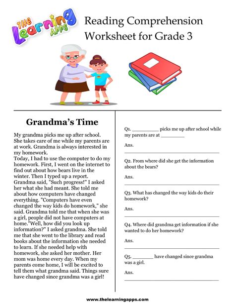 3rd Grade Reading Comprehension Printable Reading Comprehension
