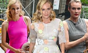 Diane Kruger Dons Three Different Dresses To Promote The Bridge Daily Mail Online