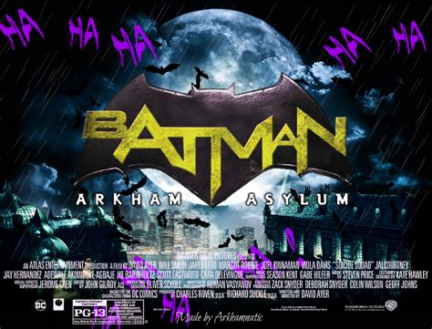 Batman Arkham Asylum Movie Poster By Arkhamnatic On Deviantart