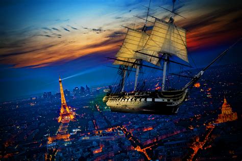 Create A Magical Flying Ship With Photoshop And The Particleshop Plugin