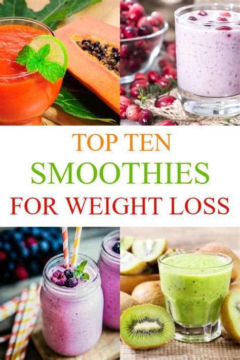 Best Fruit And Vegetable Smoothie Recipes For Weight Loss