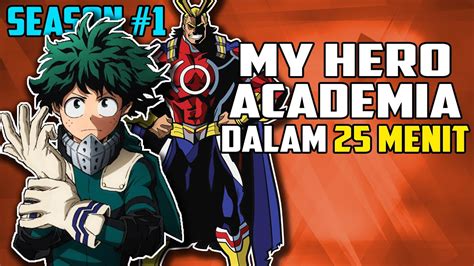 Pahlawan Tanpa Kekuatan Seluruh Cerita My Hero Academia S1 Dalam 25
