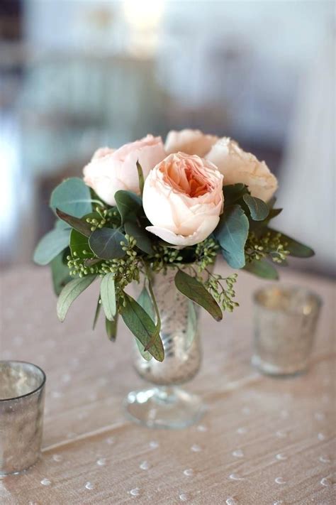 Diy Wedding Centerpieces Ideas On A Budget Small Rose Centerpiece