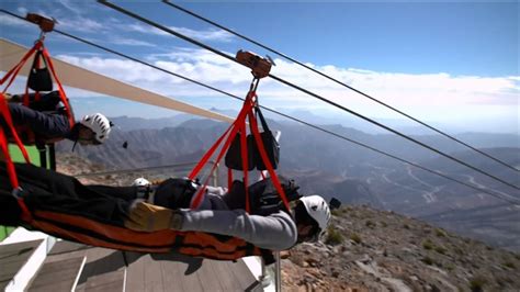 The Worlds Longest Zipline Goes 150 Kmh Youtube