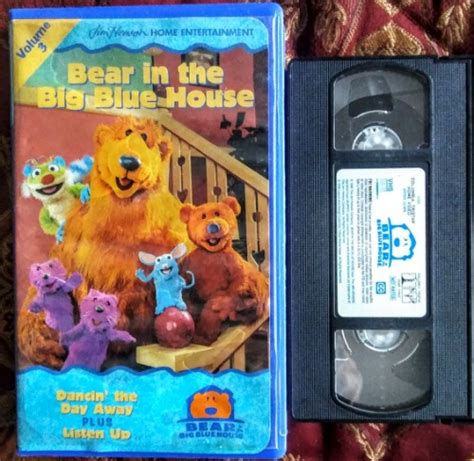 Bear In The Big Blue House Volume 3 Vhs Cassette And