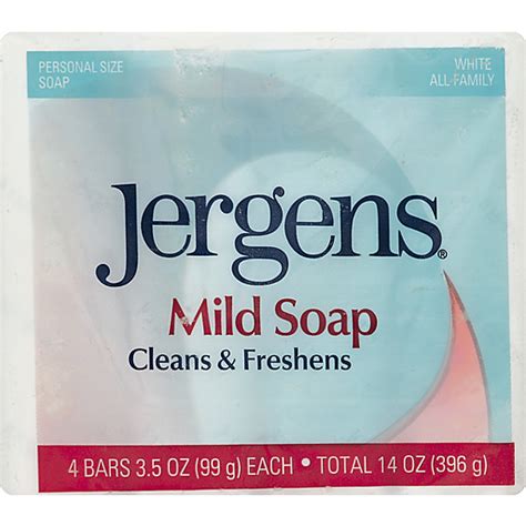 Jergens Mild Soap 35 Ounce Bar 4 Pack Skin Care Foodtown