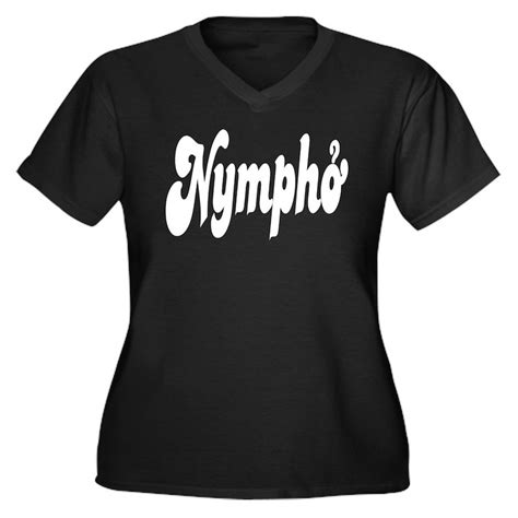 Nympho Womens Plus Size V Neck T Shirt Nympho Womens Plus Size V Neck