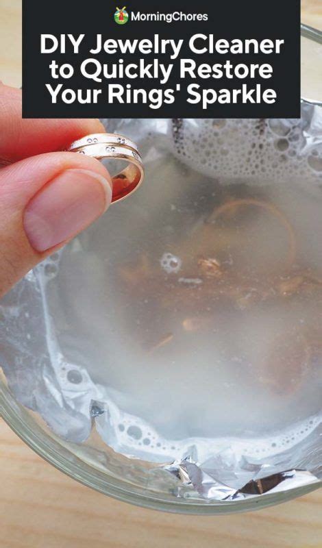 To reach into crevices, you can use a toothpick to poke out the dirt. DIY Jewelry Cleaner to Quickly Restore Your Rings' Sparkle | Jewelry cleaner diy, Diy jewelry ...