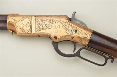 1860 Henry Rifle 44 Caliber Rimfire Engraved In Hogdson Style With