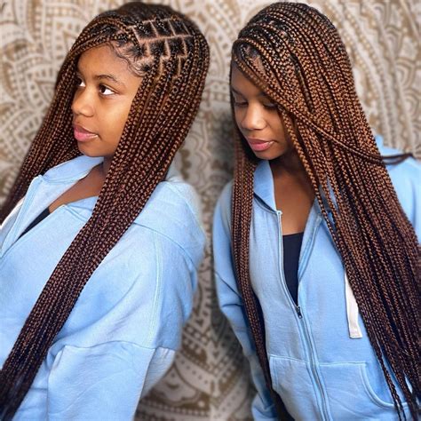 Hey, your messy ponytail had a good run! 2021 Braided Hairstyles: Latest Box Braid Hairstyles To ...