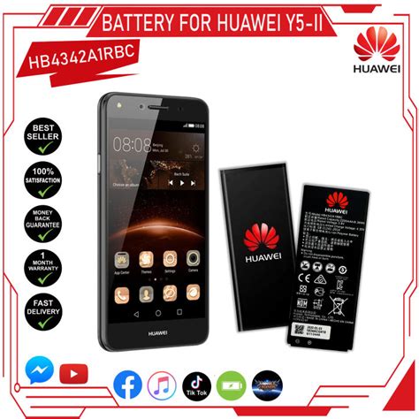 Battery For Huawei Y5 Ii Battery Model Hb4342a1rbc 2200mah Original