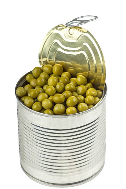 Best Opened Tin With Green Peas Stock Photos Pictures And Royalty Free
