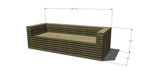 These will give you an creative measures in order to decorate your sofa more incredible. Free DIY Furniture Plans: How to Build a Nova Outdoor Sofa ...